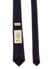 Gucci Mono Morset Tie Blue