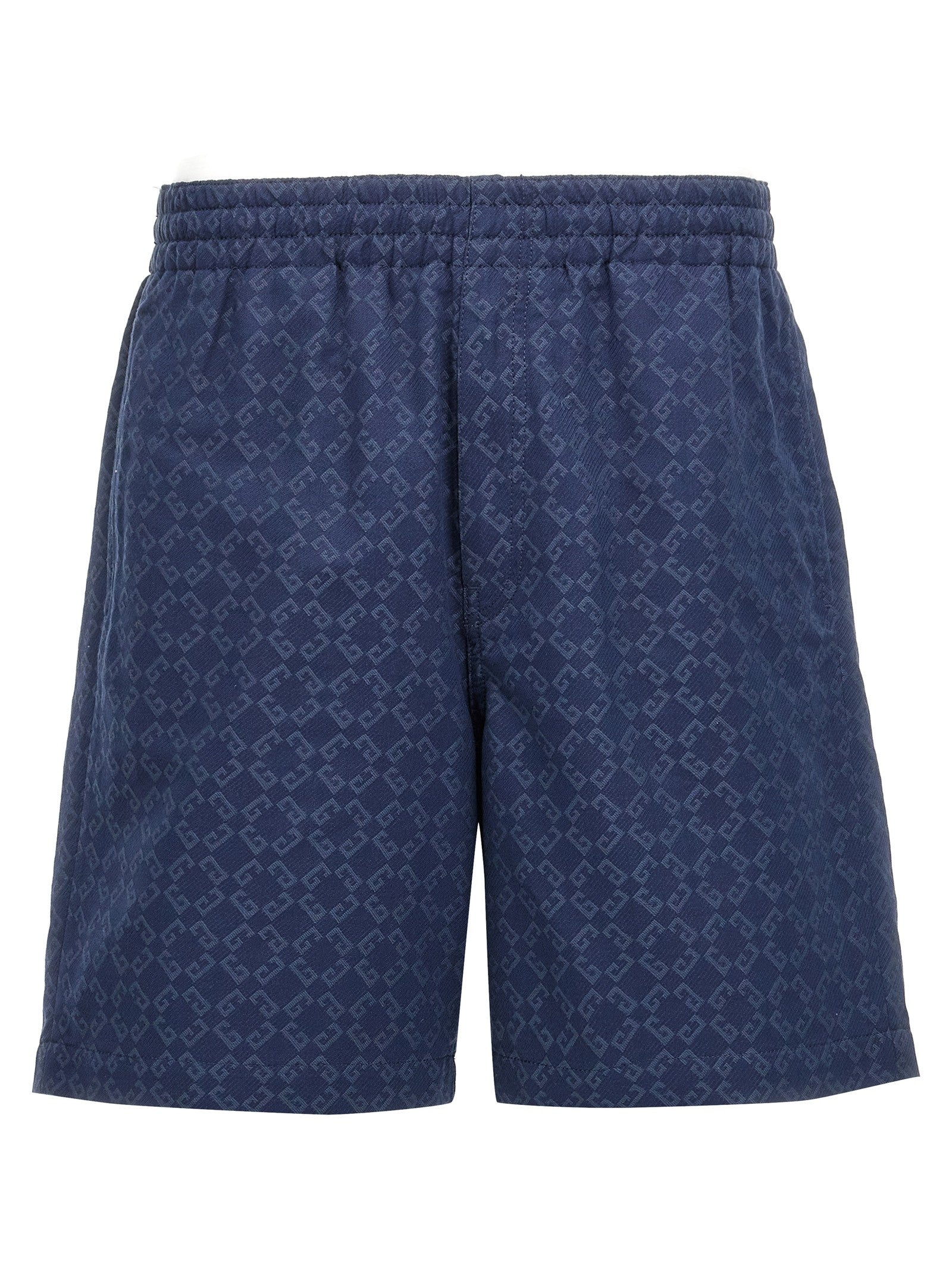 Givenchy Monogram Bermuda Shorts Blue