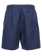 Givenchy Monogram Bermuda Shorts Blue, view 2