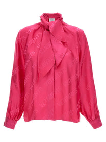 Vetements Monogram Blouse Pink