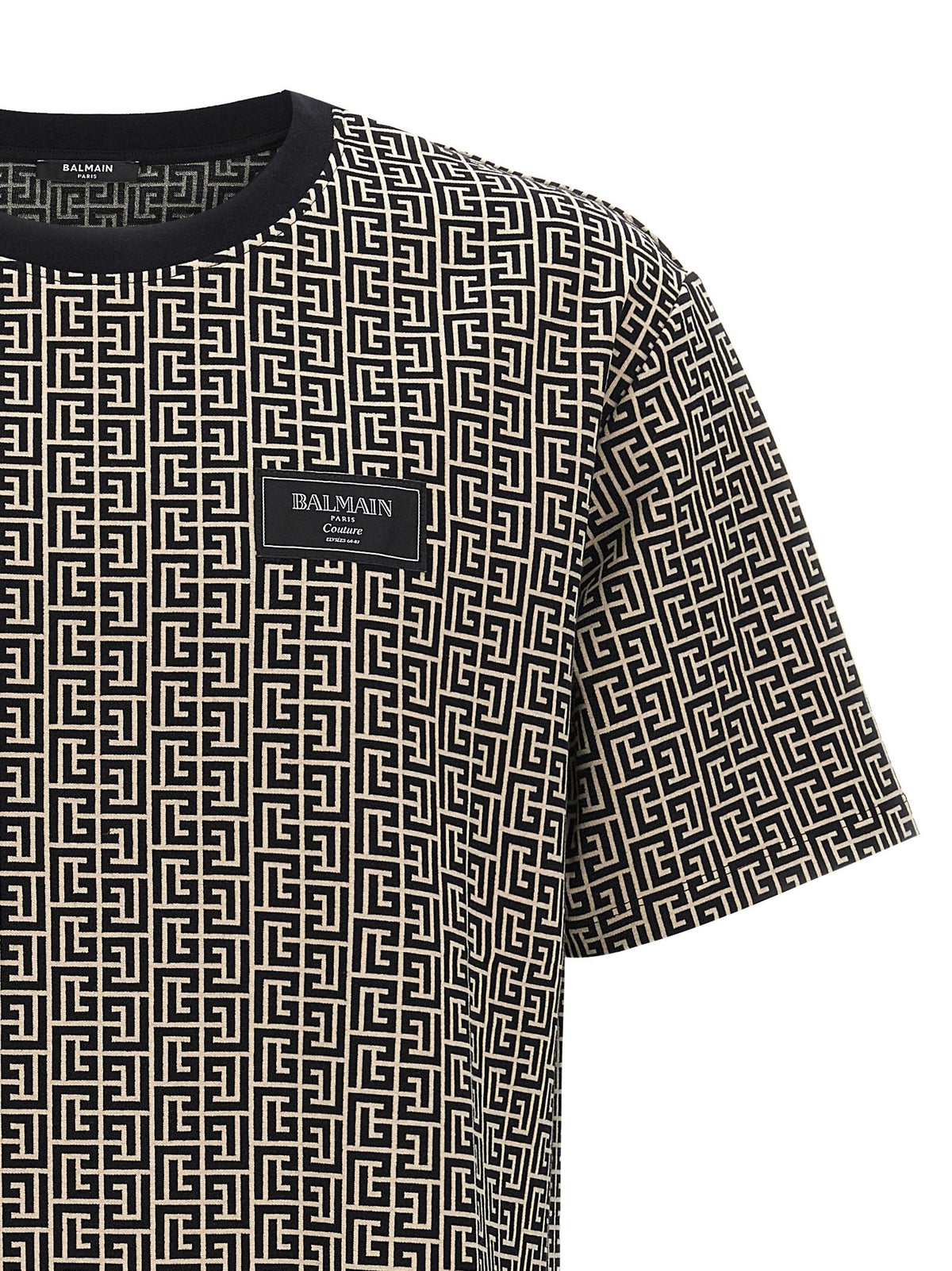 Balmain Monogram Couture Shirt White, view 3