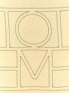 Toteme Monogram Embroidered Scarf White, view 2