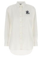 Lauren Ralph Lauren Monogram Embroidery Shirt White