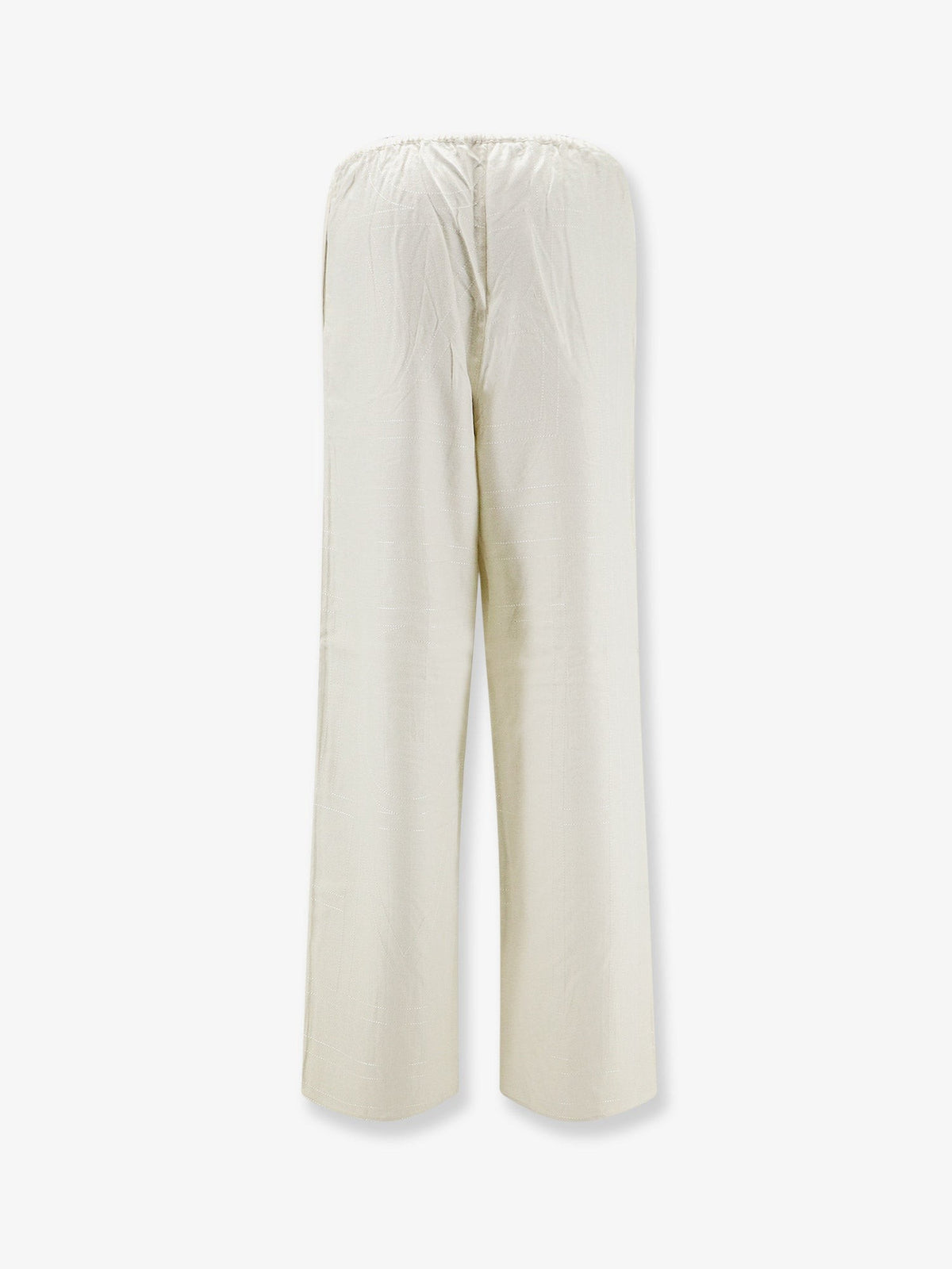 Toteme Women's Monogram Flannel Trousers White