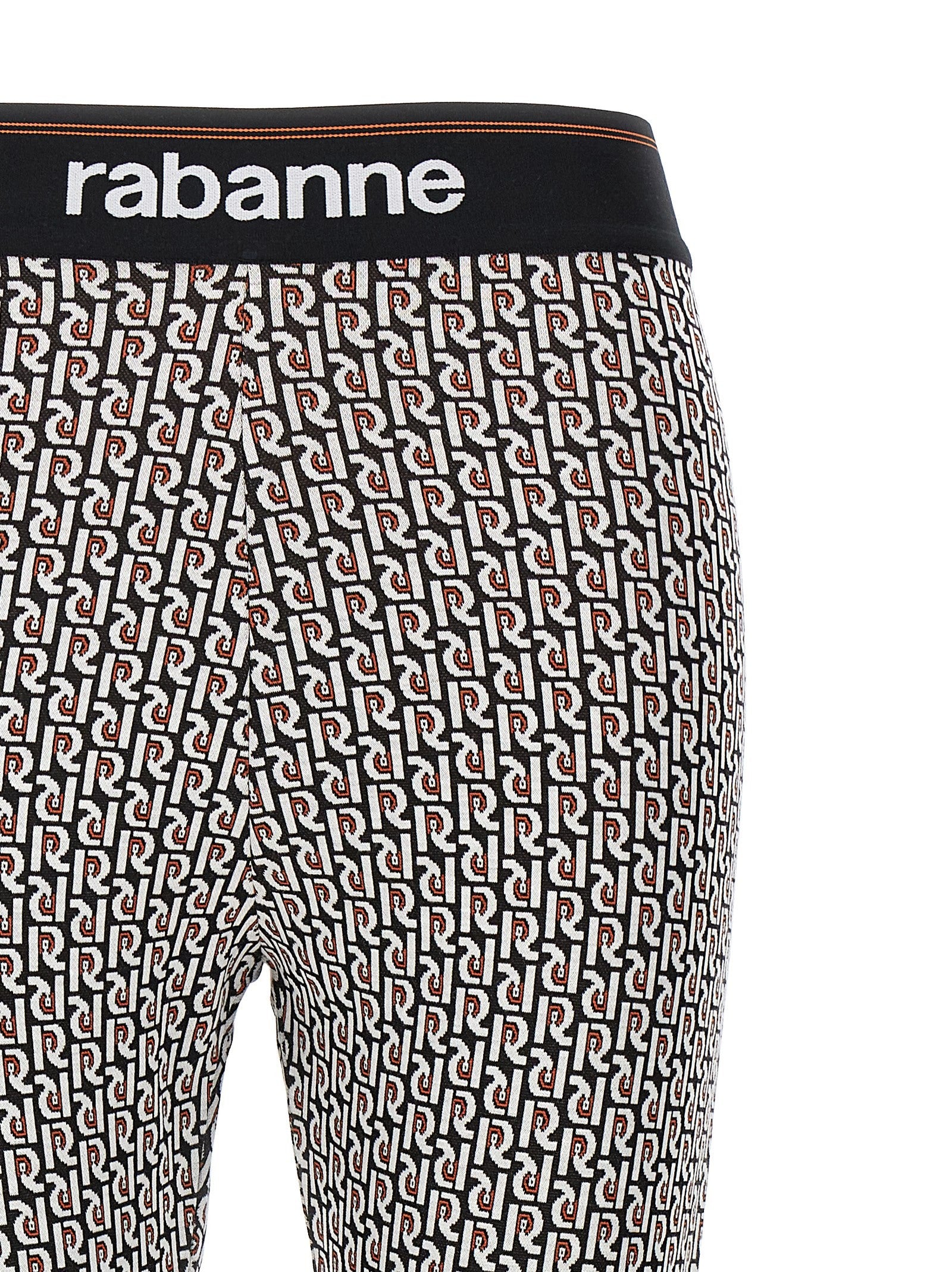 Rabanne Monogram Leggings Gold