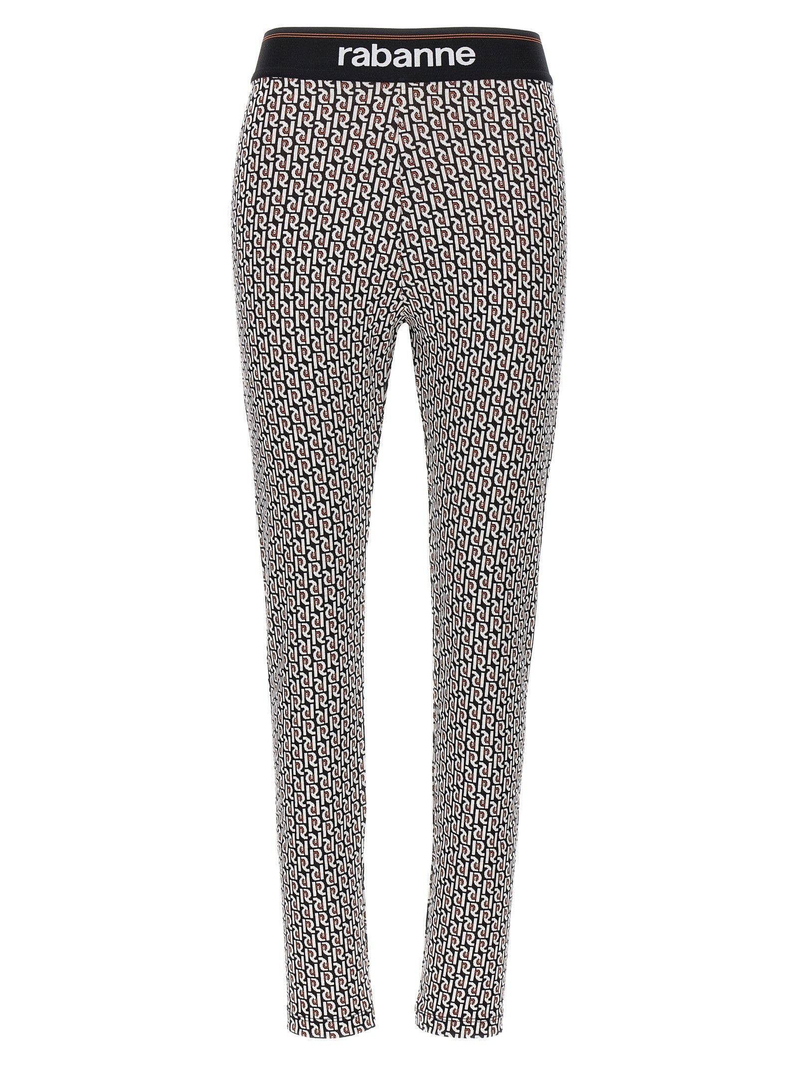 Rabanne Monogram Leggings Gold