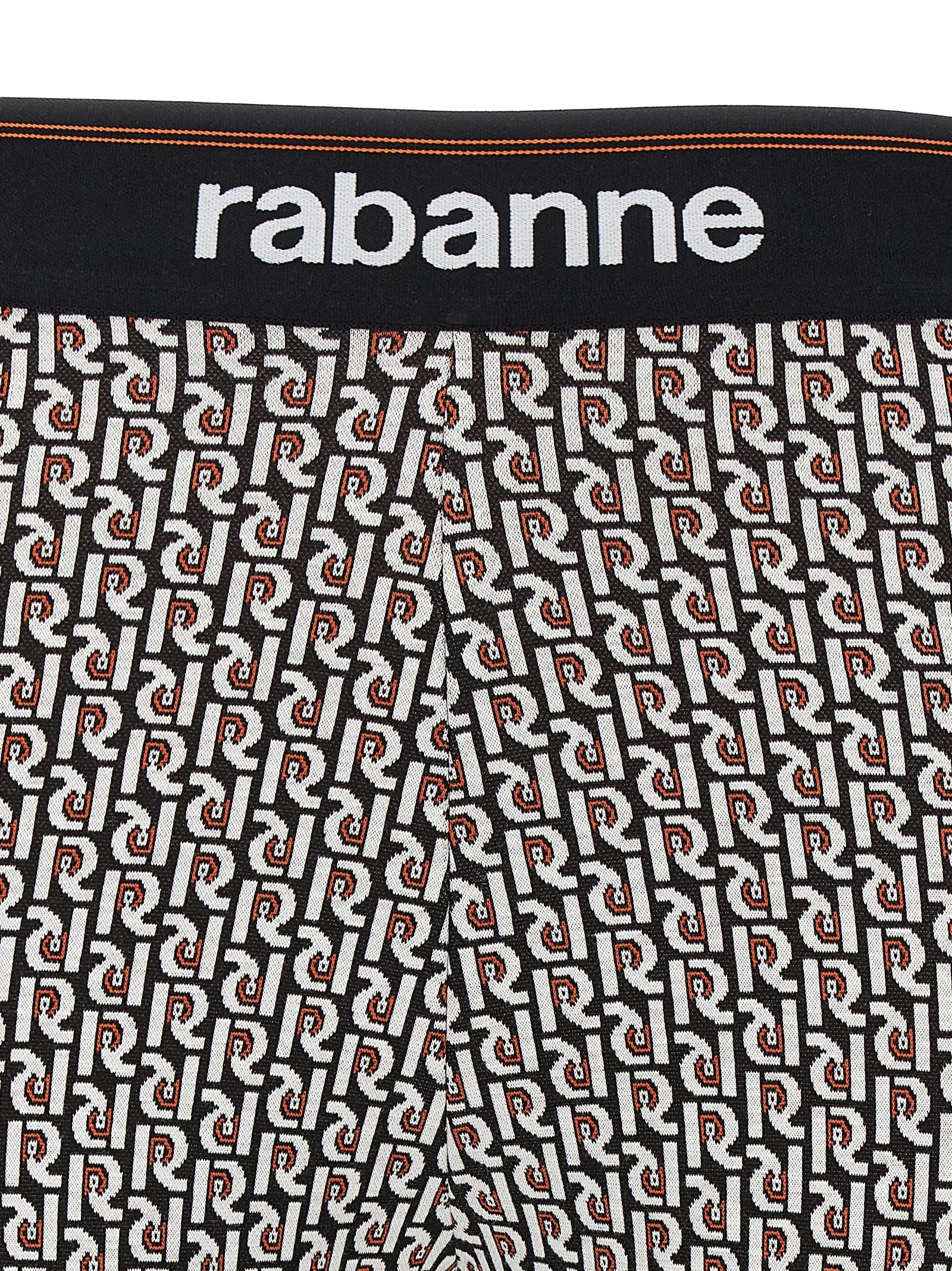 Rabanne Monogram Leggings Gold