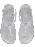 Michael Kors Women's Monogram Sandal Silver, view 5