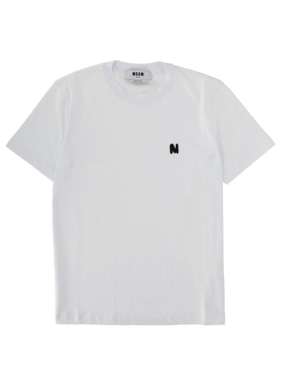 msgm Women's Monogram Shirt White msgm