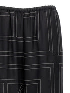 Toteme Monogram Pants Black