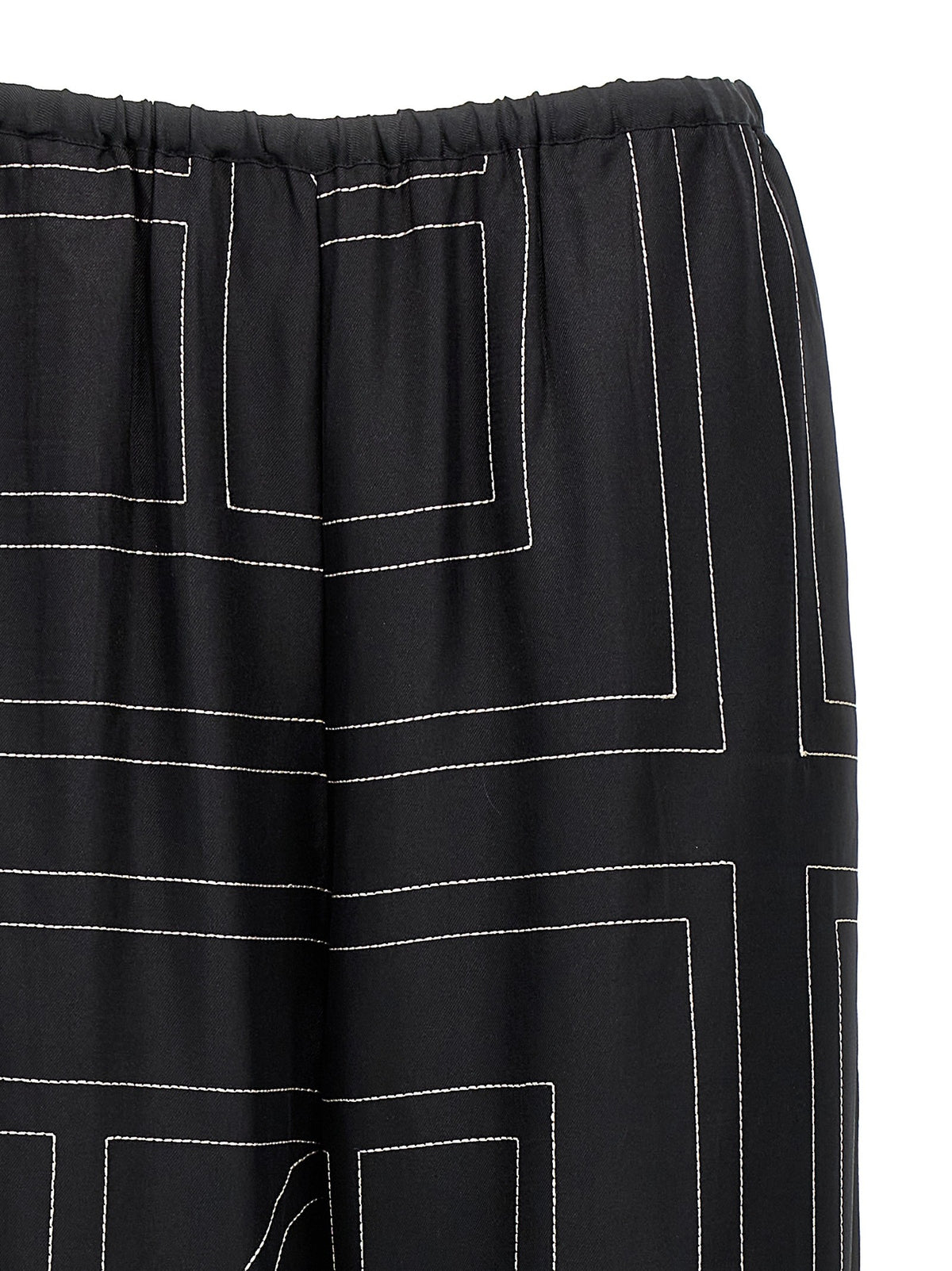 Toteme Monogram Pants Black