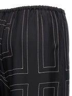Toteme Monogram Pants Black