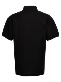 Palm Angels Monogram Polo Shirt Black