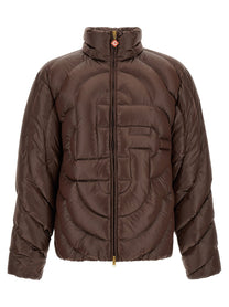 Casablanca Monogram Quilting Down Jacket Brown