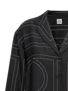 Toteme Monogram Shirt White, view 3