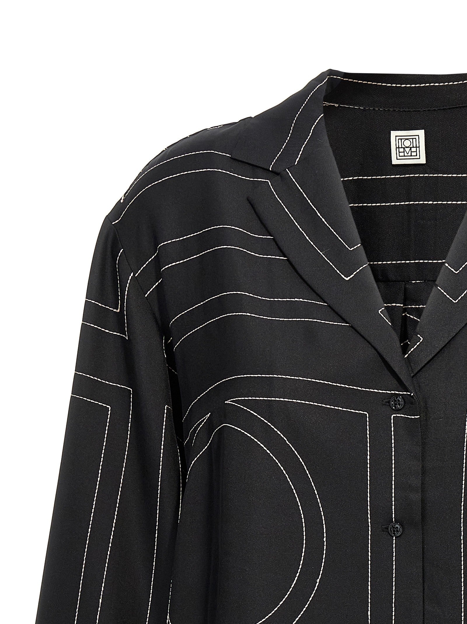 Toteme Monogram Shirt White