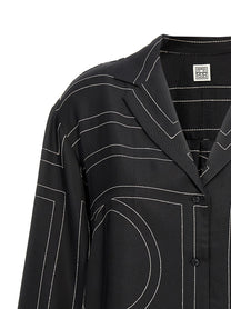 Toteme Monogram Shirt White