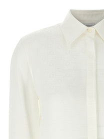 Ferragamo Monogram Shirt White