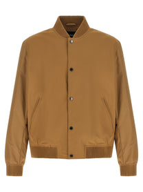 HUGO BOSS Monogram Sleeve Bomber Jacket Beige