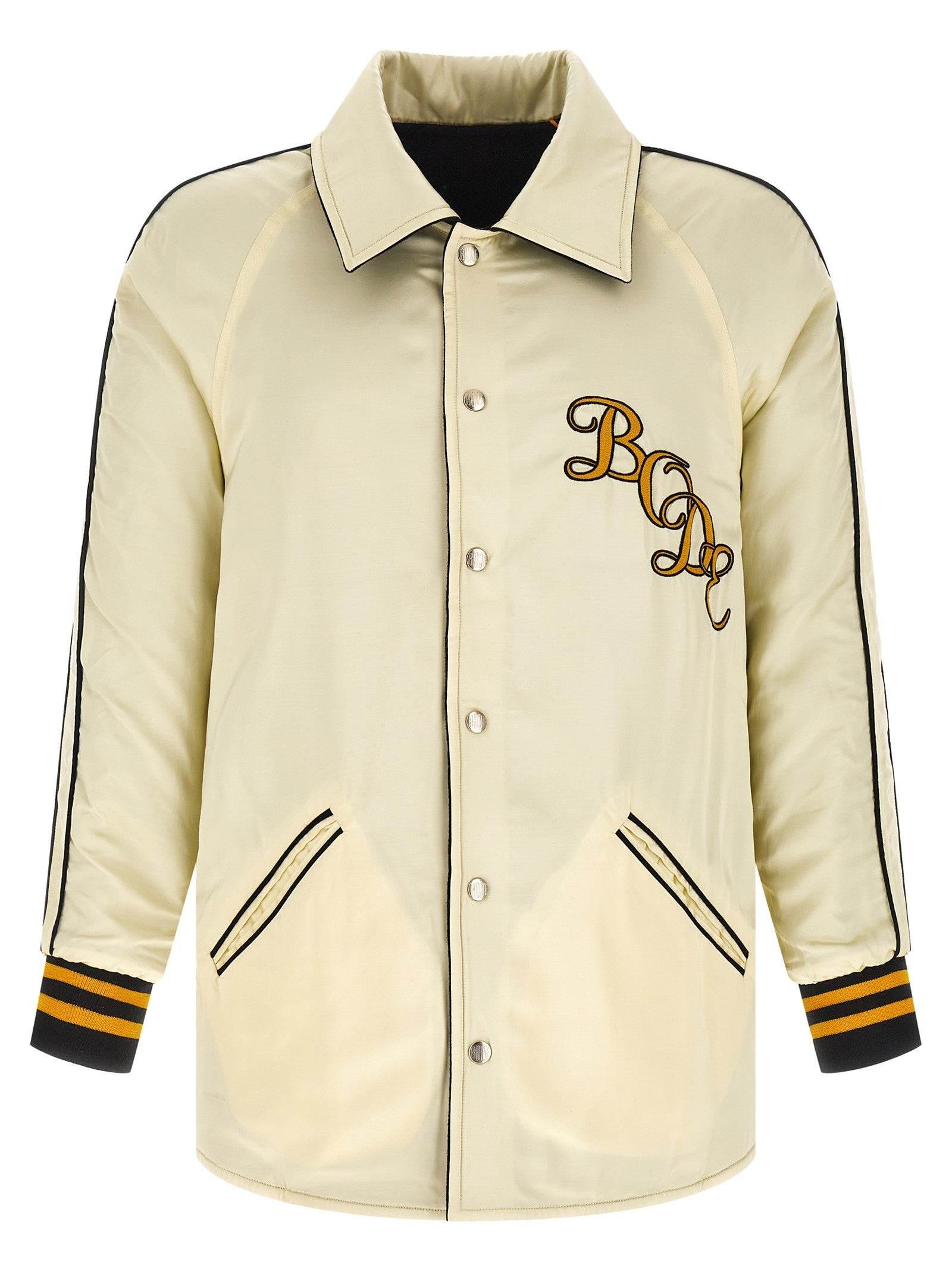 BODE Monogram Snap Reversible Jacket Gold