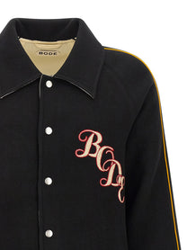 BODE Monogram Snap Reversible Jacket Gold
