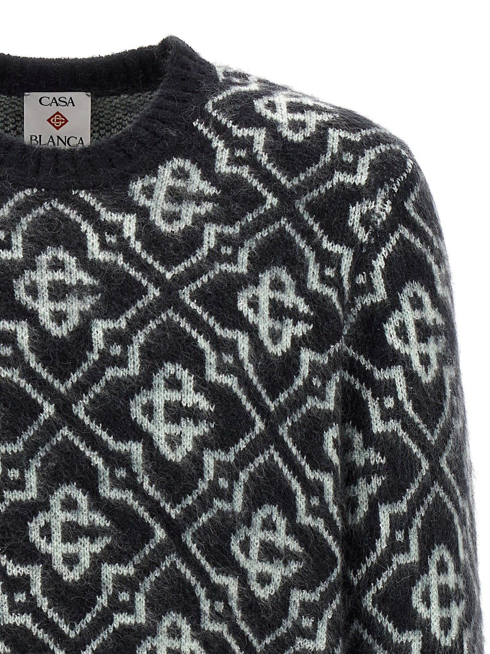Casablanca Monogram Sweater Gold