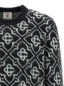Casablanca Monogram Sweater Gold