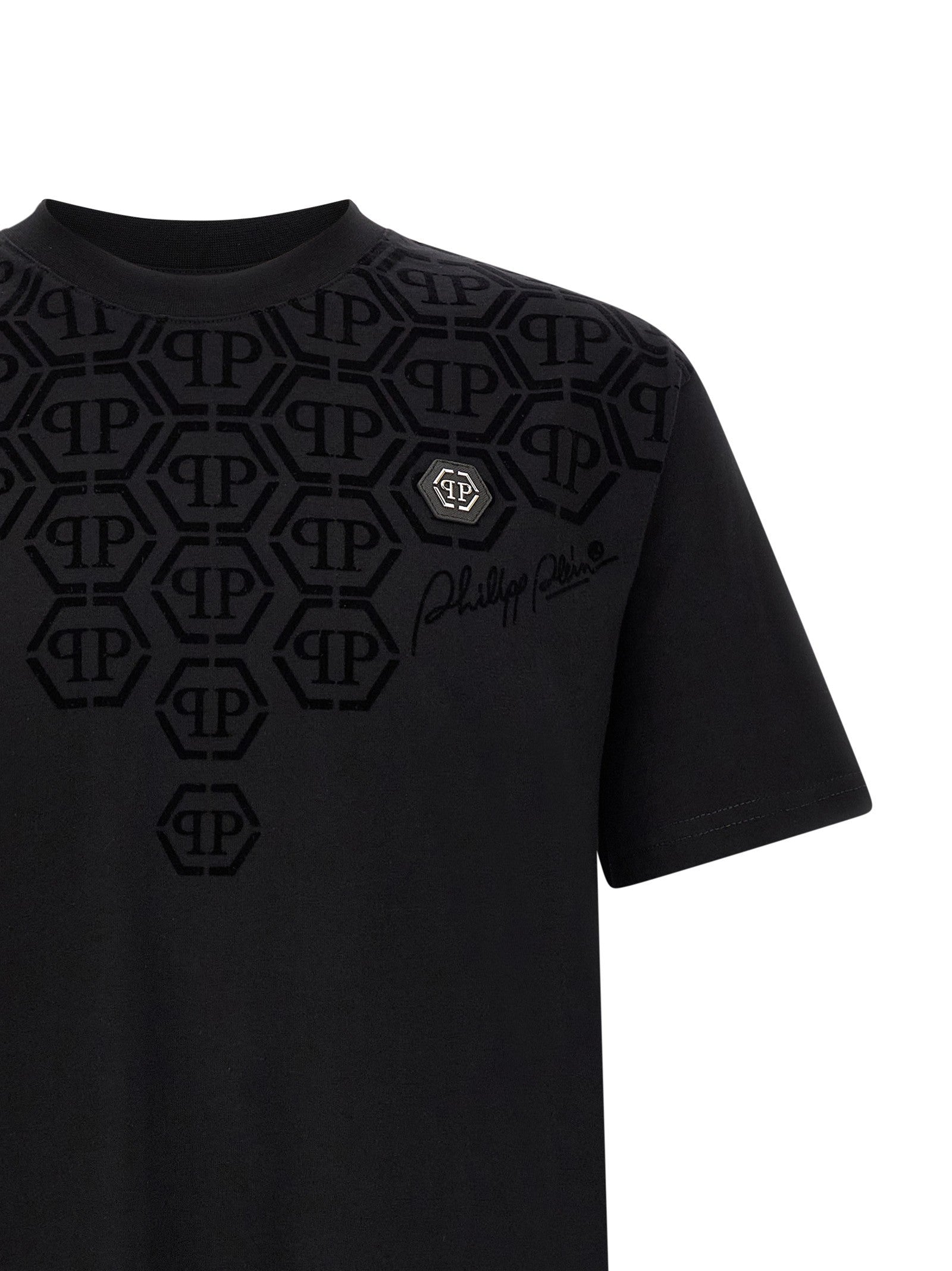 Philipp Plein Monogram Shirt Black
