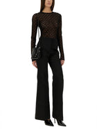 Givenchy Women's Monogram Tulle Bodysuit Black, view 2