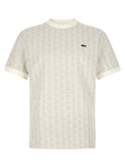 Lacoste Monogramma Jacquard Shirt Beige
