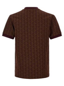 Lacoste Monogramma Jacquard Shirt Brown