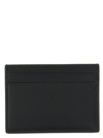 Saint Laurent Men's Cassandre Leather Card Holder Black