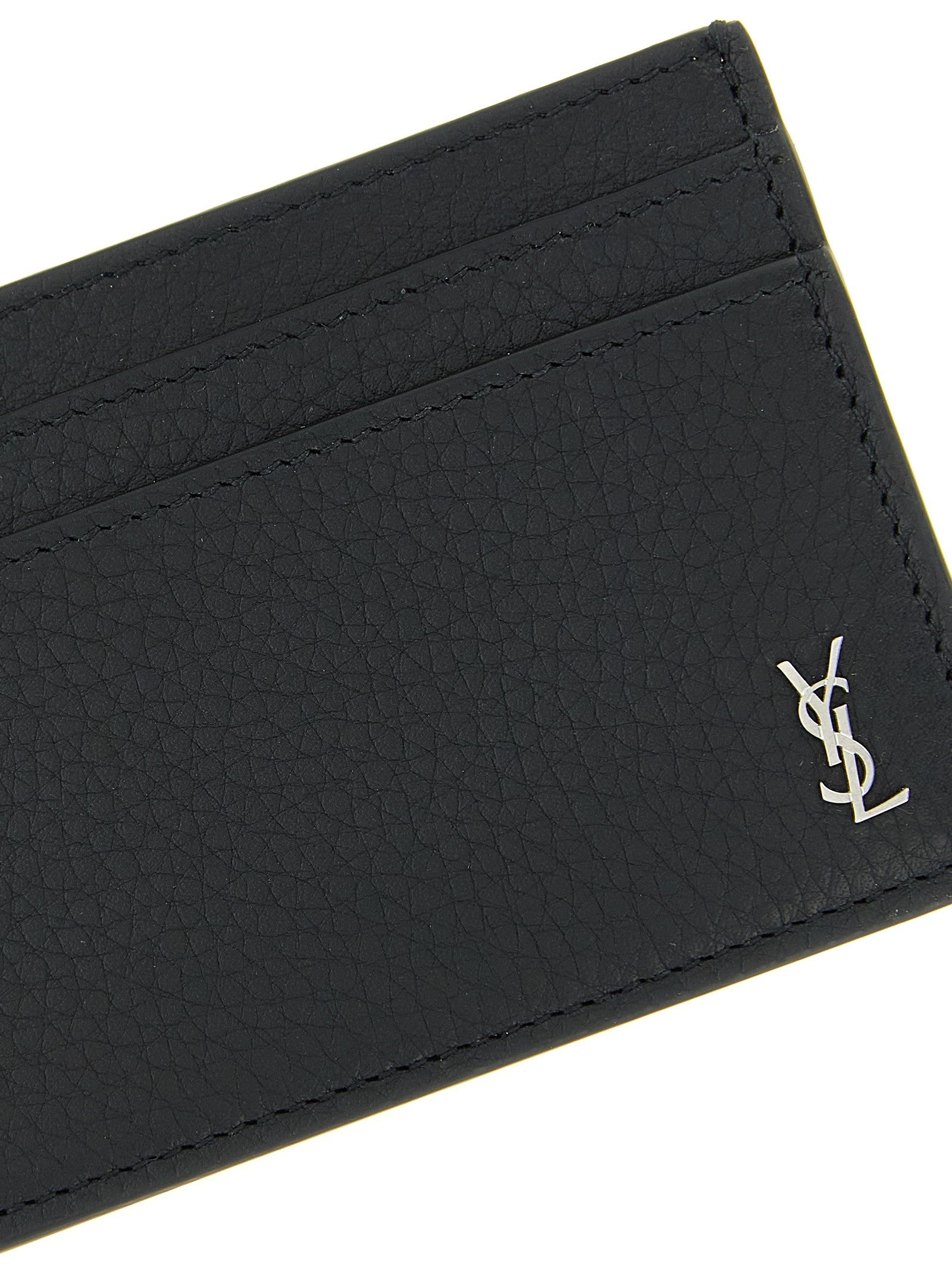 Saint Laurent Monogramme Card Holder Black