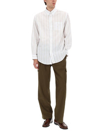 Drôle de Monsieur Men's Monogramme Shirt White