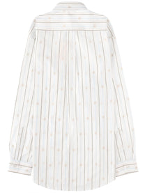 Drôle de Monsieur Men's Monogramme Shirt White