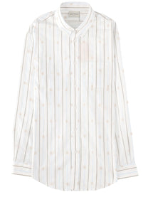 Drôle de Monsieur Men's Monogramme Shirt White