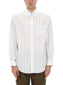 Drôle de Monsieur Men's Monogramme Shirt White