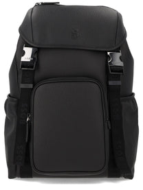 Boss Men's Monogrammed Backpack Black