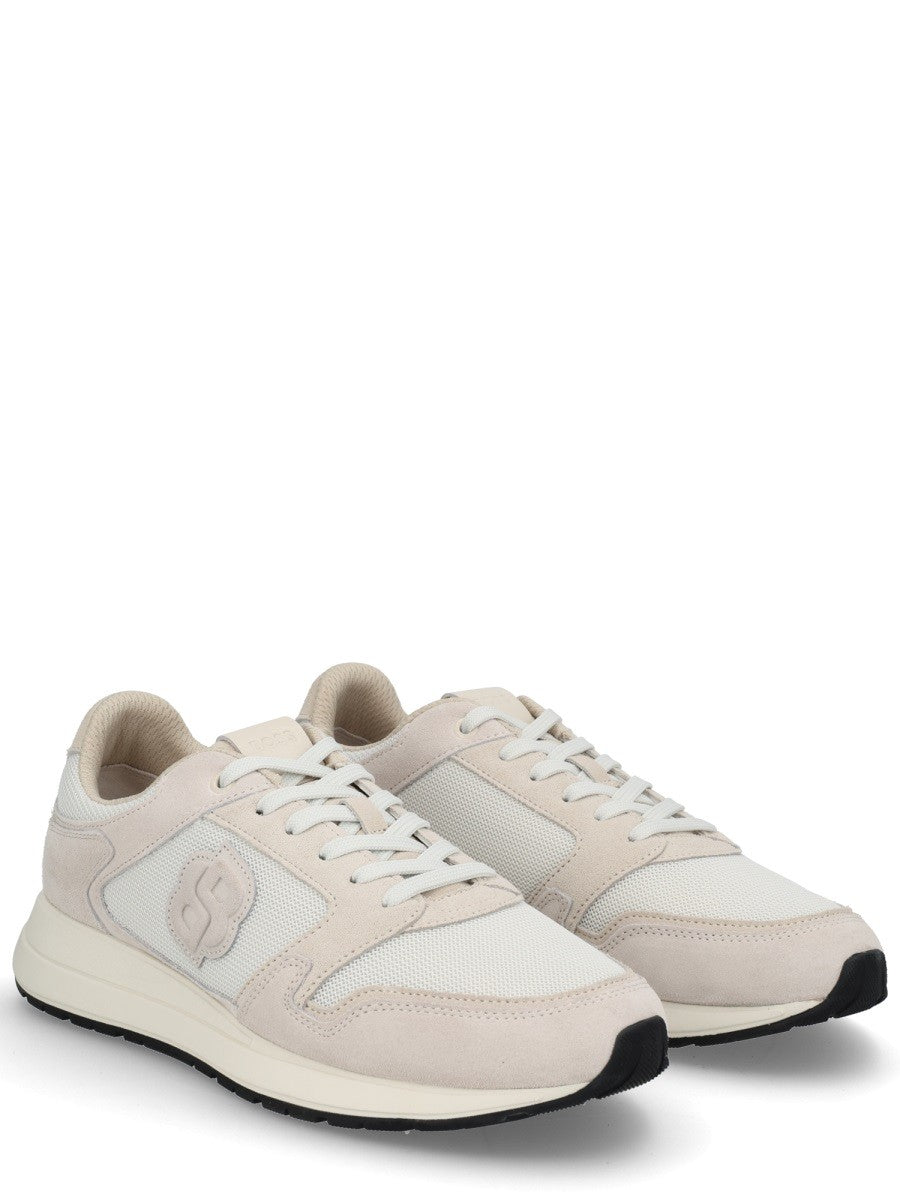 Boss Men's Monogrammed Sneaker Pink