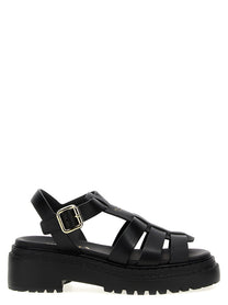 Prada Monolith Sandals Black