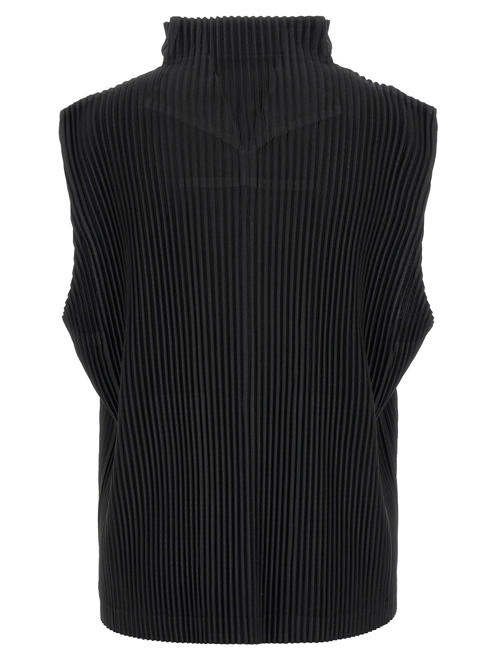 Homme Plissé Issey Miyake Monthly Colors: April Vest Black