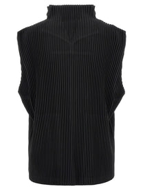 Homme Plissé Issey Miyake Monthly Colors: April Vest Black
