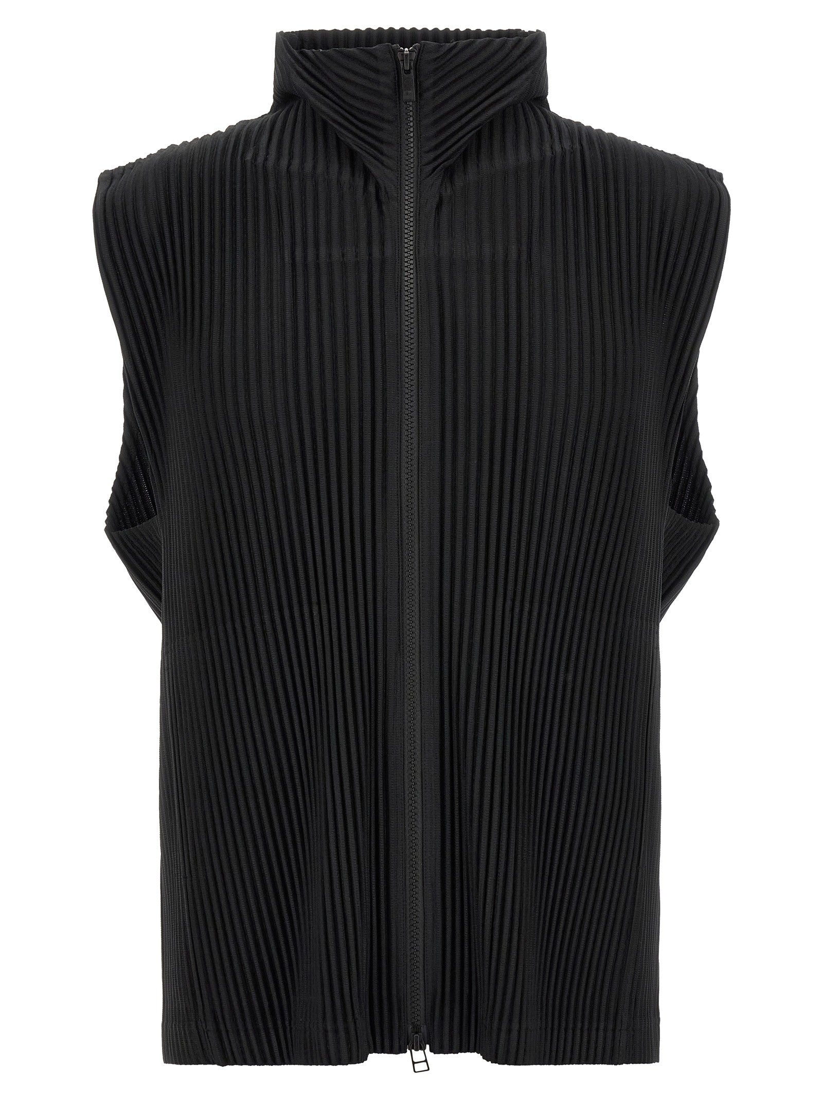 Homme Plissé Issey Miyake Monthly Colors: April Vest Black