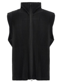 Homme Plissé Issey Miyake Monthly Colors: April Vest Black