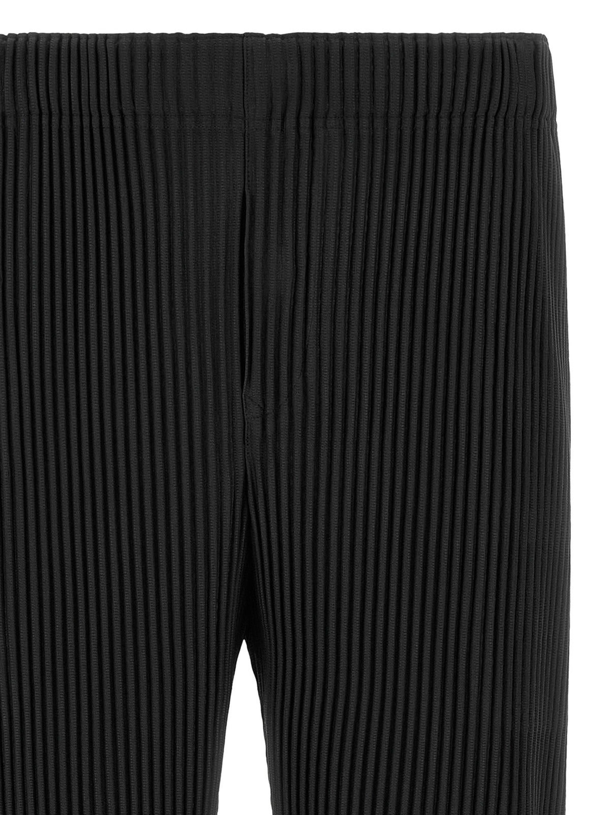Homme Plissé Issey Miyake Monthly Colors: August Pants Black