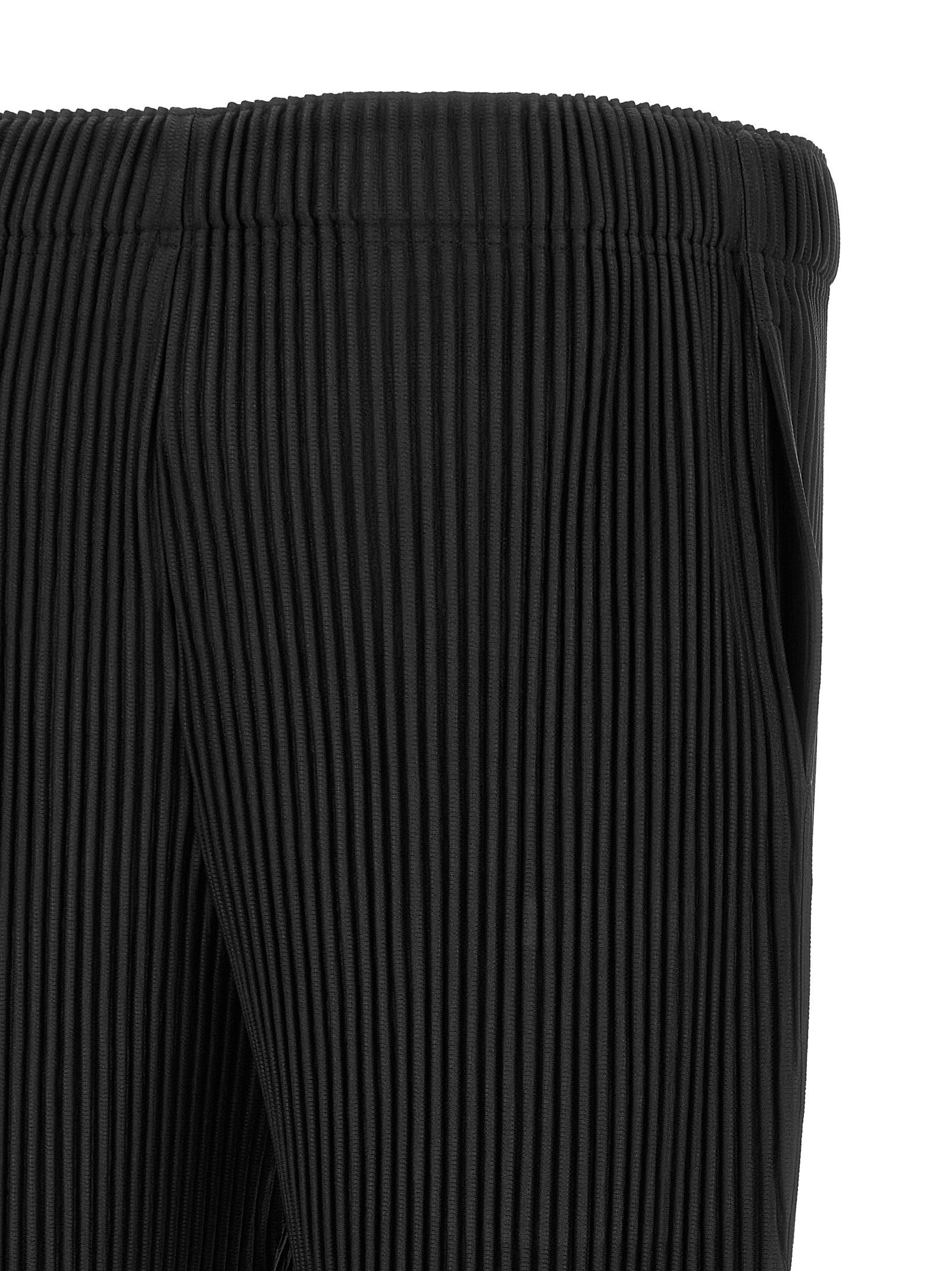 Homme Plissé Issey Miyake Monthly Colors: August Pants Black