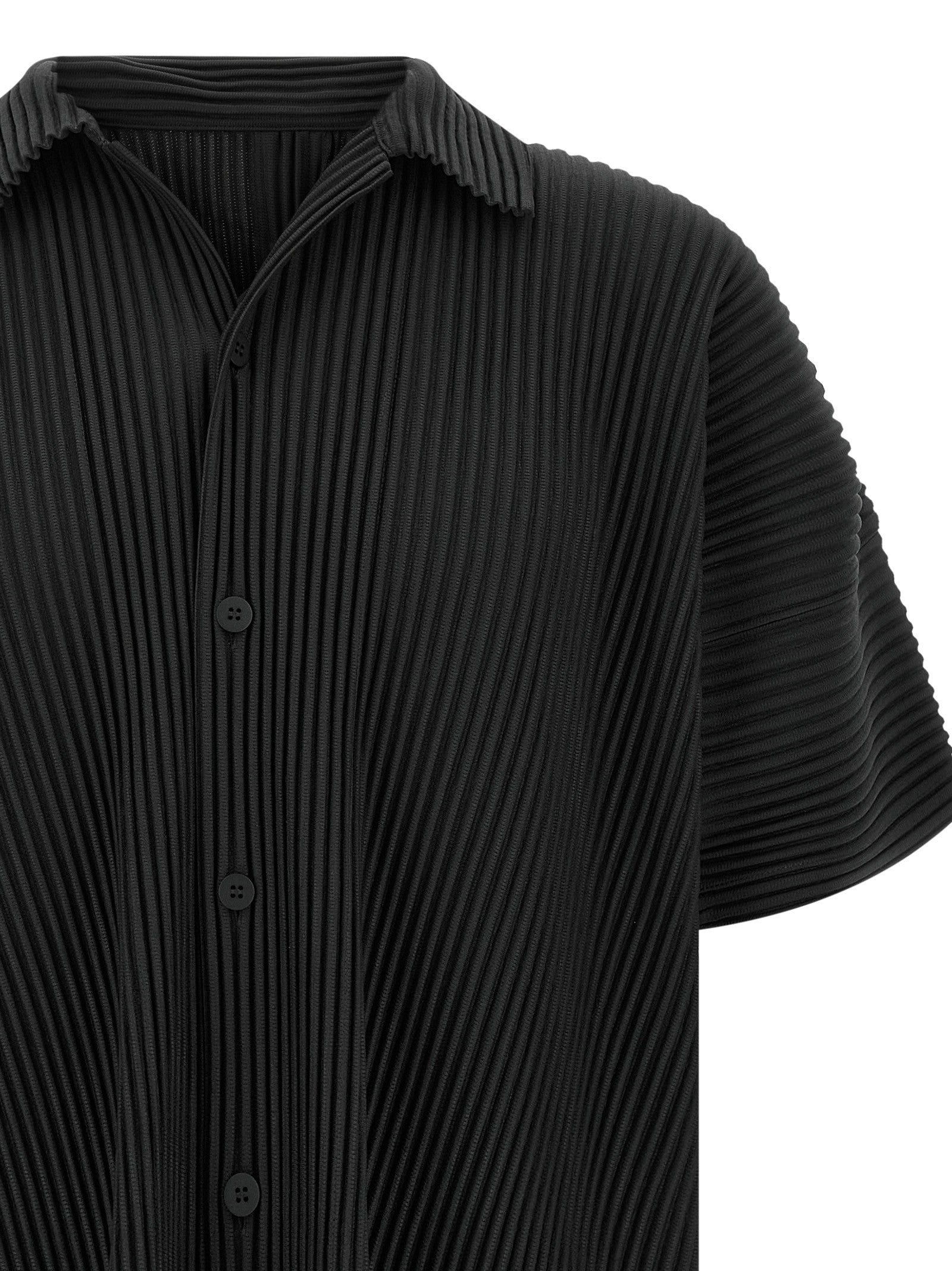Homme Plissé Issey Miyake Monthly Colors: August Shirt Black