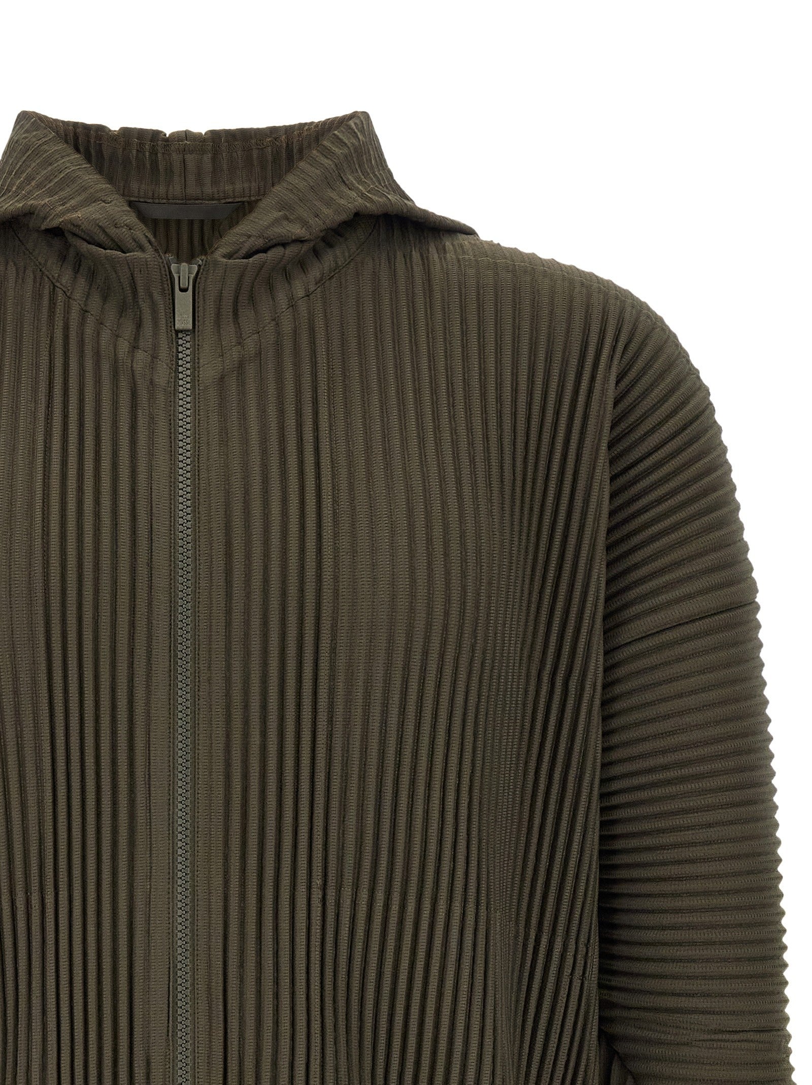 Homme Plissé Issey Miyake Monthly Colors: July Hoodie Green