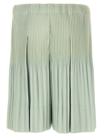 Homme Plissé Issey Miyake Monthly Colors: June Bermuda Shorts Green