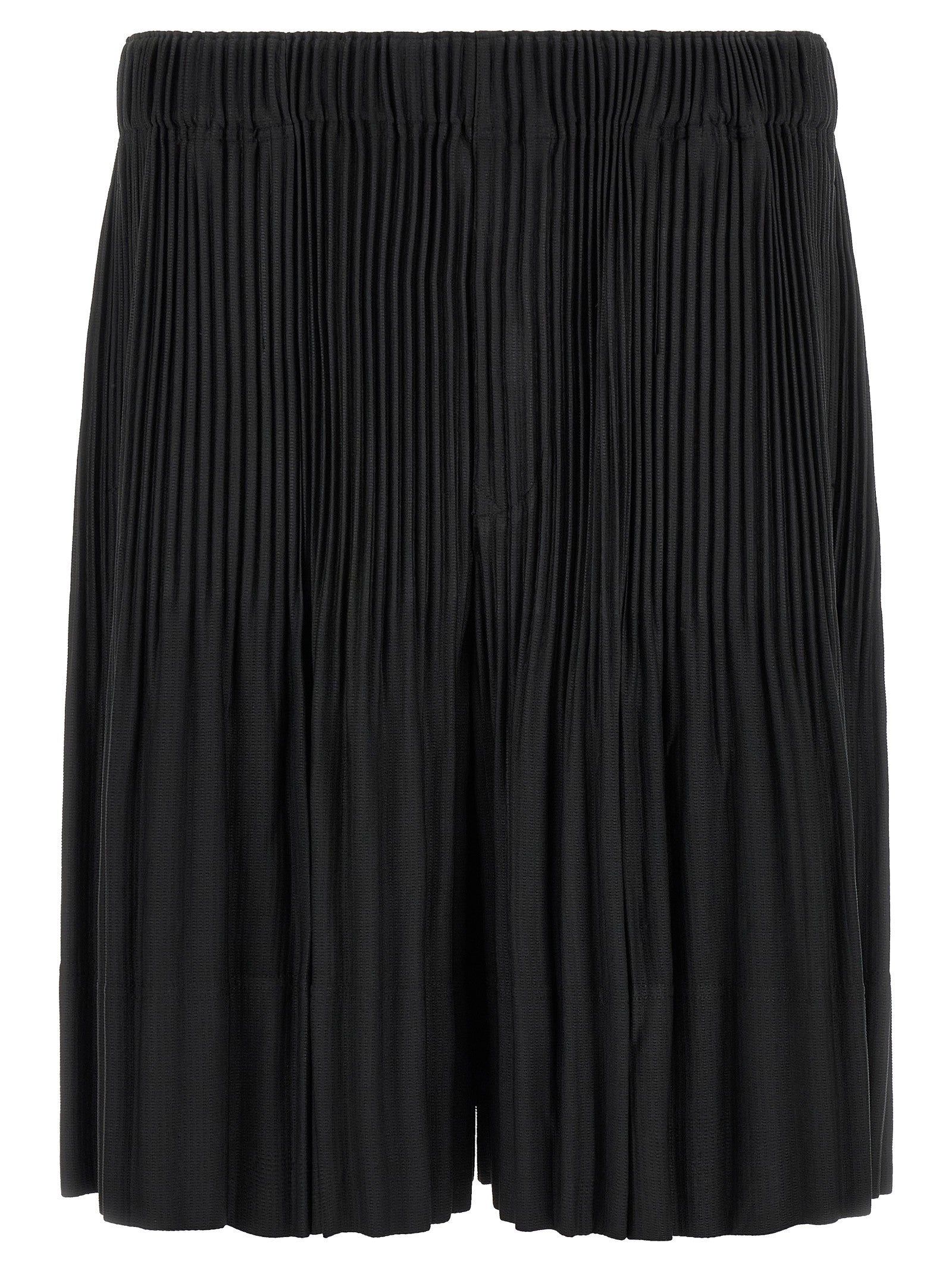 Homme Plissé Issey Miyake Monthly Colors: June Bermuda Shorts Black